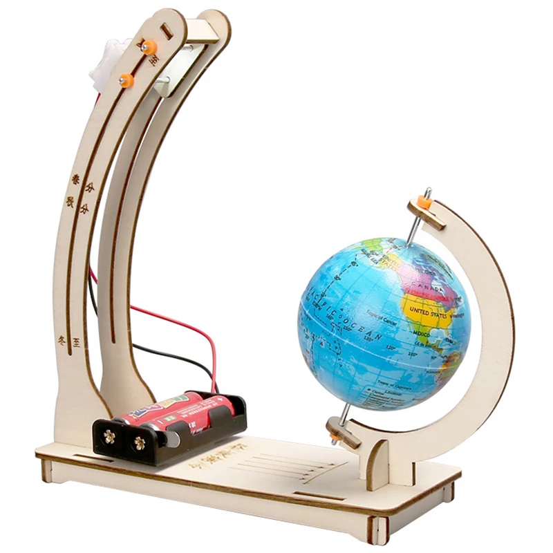 Science Project Diy - STEM科学実験キット 地球の昼と夜の周期シミュレーション DIYモデル 子供向け 8～12歳 学校プロジェクト