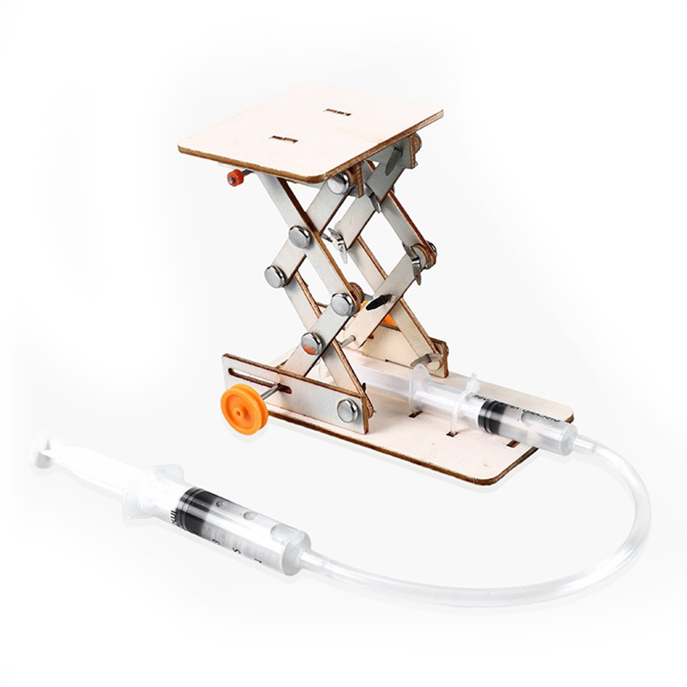 Science Project Physics - 創造的な油圧リフトテーブル材料 DIY 物理科学プロジェクト 教育機器 教育モデルキット プラスチック実験