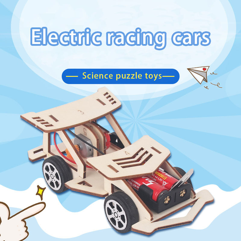 Science And Invention - 子供のためのレーシングサイエンスアセンブリ,日曜大工の材料パック,手作りの実験,子供のパズルおもちゃ