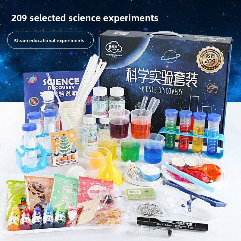 Science And Invention - 科学実験セット、子供の技術生産発明材料パッケージ DIY 化学小さな実験