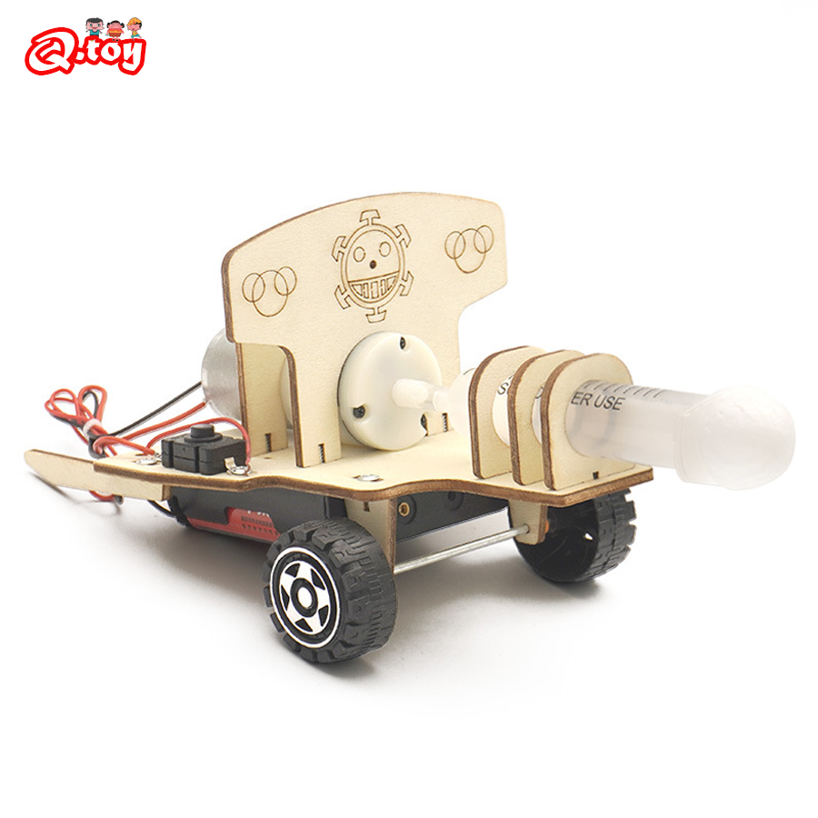 Science Project Diy - DIY 科学おもちゃ実験ツールキット空気砲モデル物理学空気圧縮学習子供知育玩具スクール供給