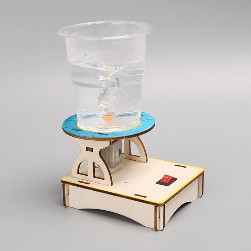 Science Project Diy - /Kb/1セット水渦巻きメーカー木製パズルノベルティ科学実験プロジェクトギフト子供DIY電動おもちゃ