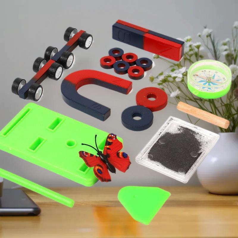 1セットの教育実験キット、バーリング、馬蹄形、U字型磁石とコ - Science Project Kit のレビューと価格