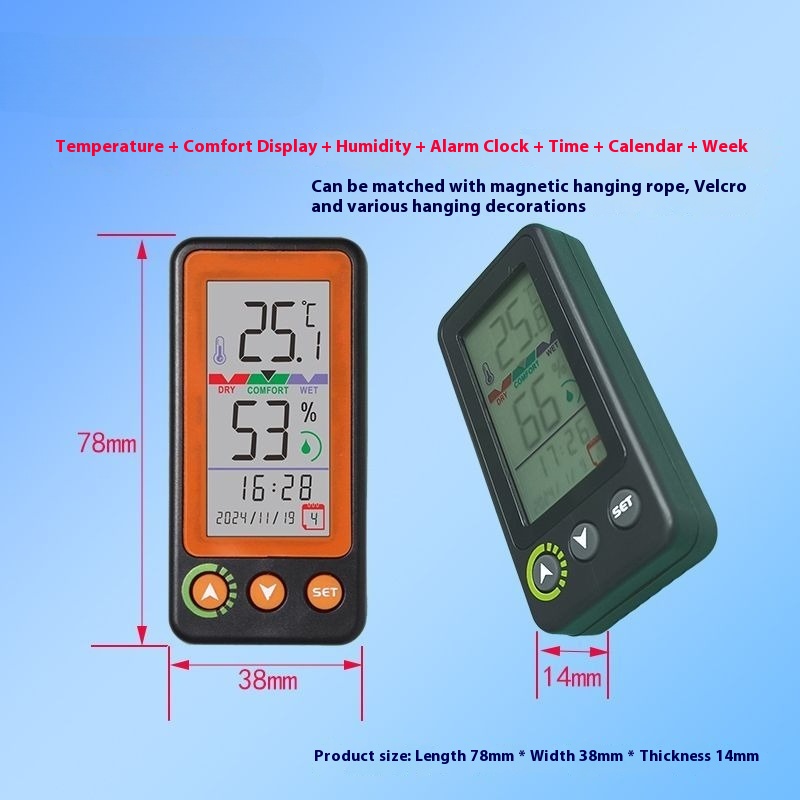 屋外ポータブルデジタル温度計湿度計屋内ルームミニ温度湿度計セ - Weather Station Indoor のレビューと価格