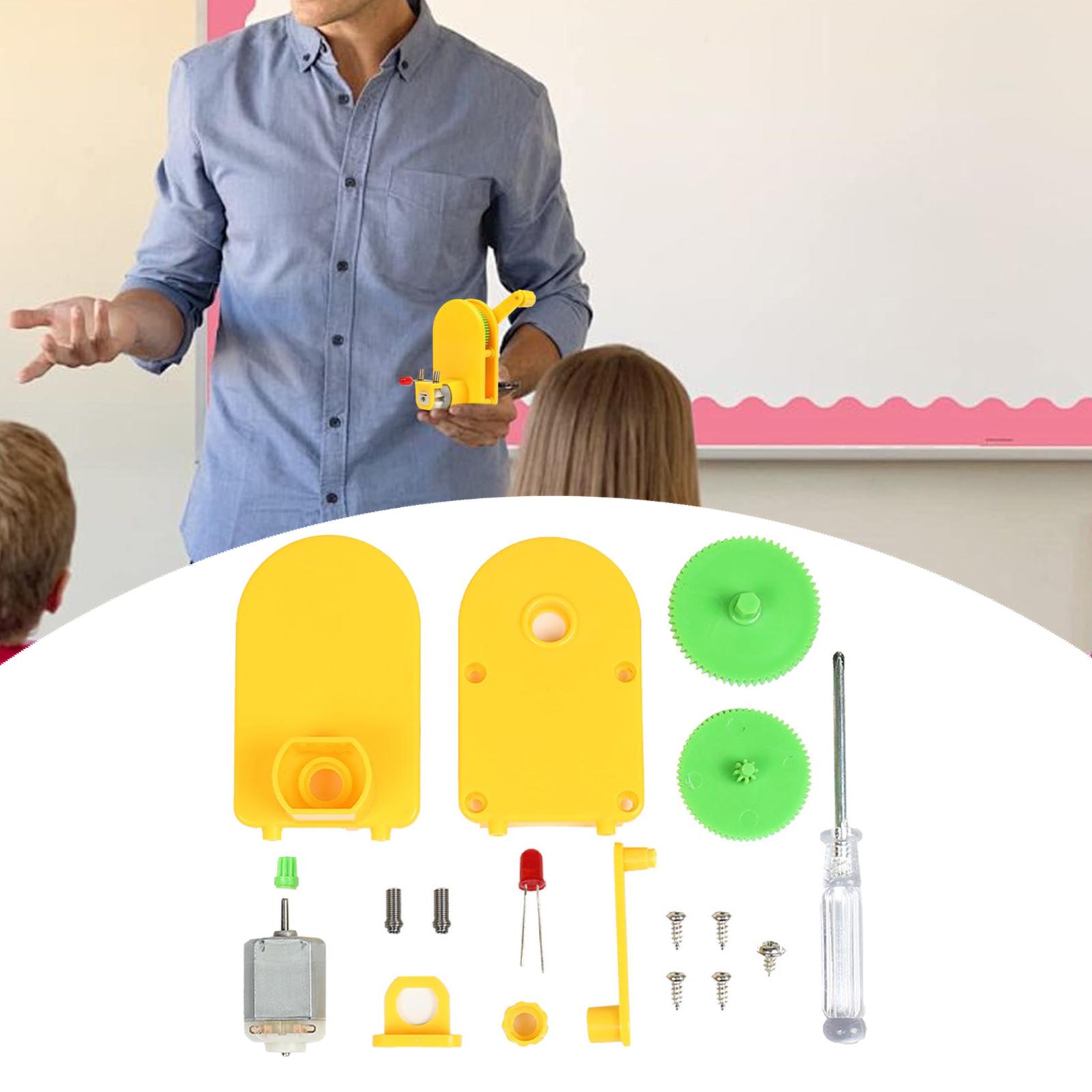 手回し発電機キット DIY プロジェクト 教育玩具 物理学教 - Science Project Physics のレビューと価格