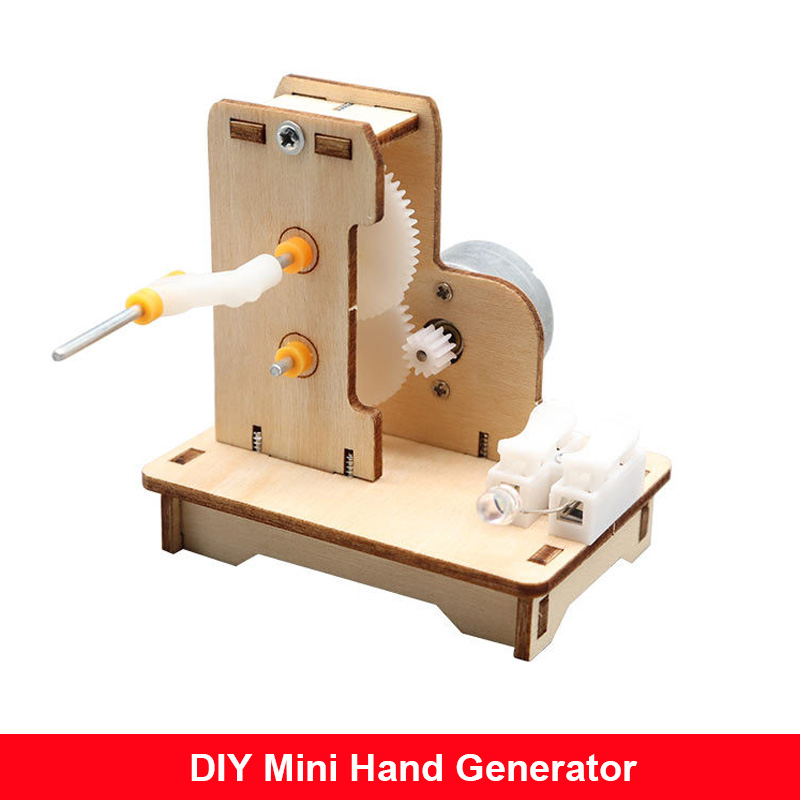 DIY ミニハンドジェネレーター DIY 科学実験キット & - Science Project Kit のレビューと価格