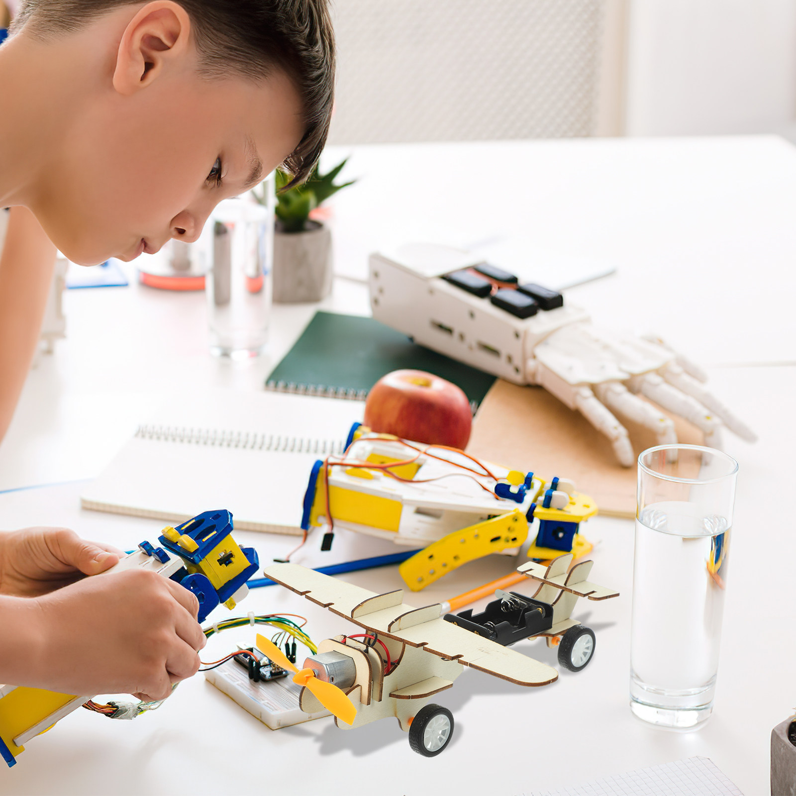 1セット木製グライダー飛行機DIY科学キット子供向けインタラ - Science Project Diy のレビューと価格