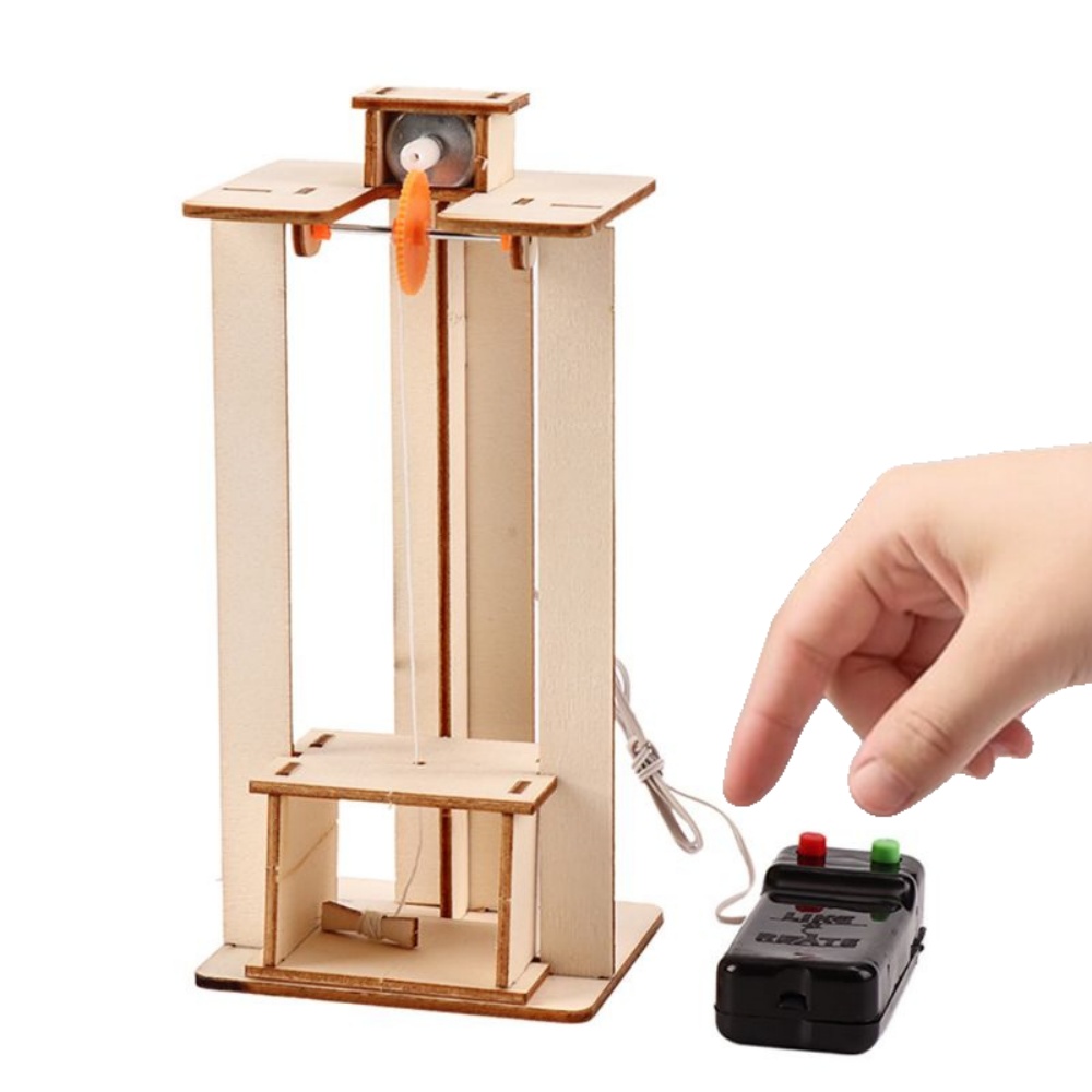 DIY 電動エレベーターリフトモデルパズルおもちゃ科学実験キ - Science Project Diy のレビューと価格