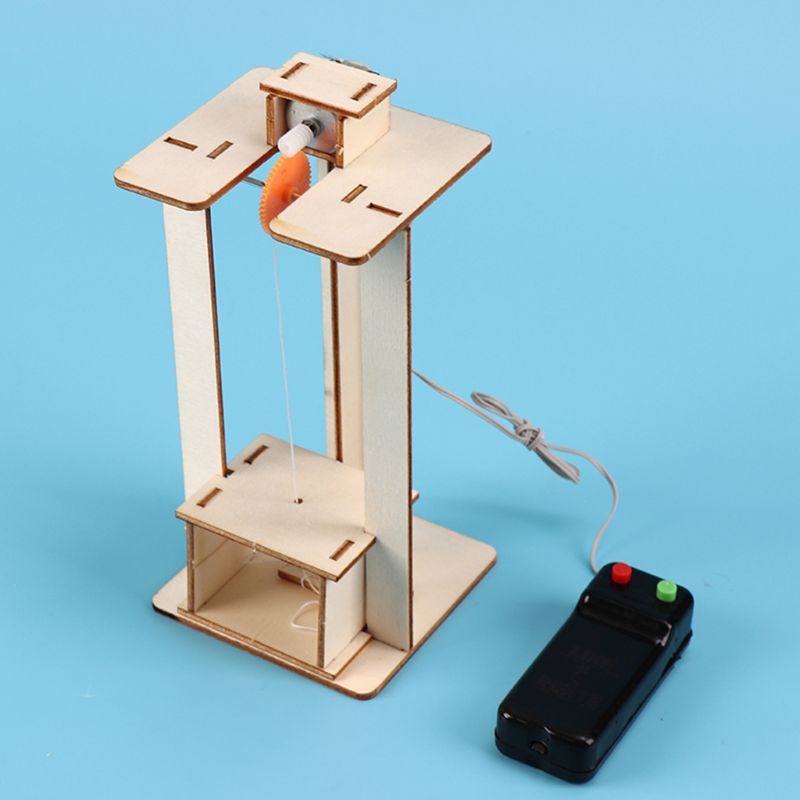 DIY 電動エレベーターリフトモデルパズルおもちゃ科学実験キ - Science Project Diy のレビューと価格