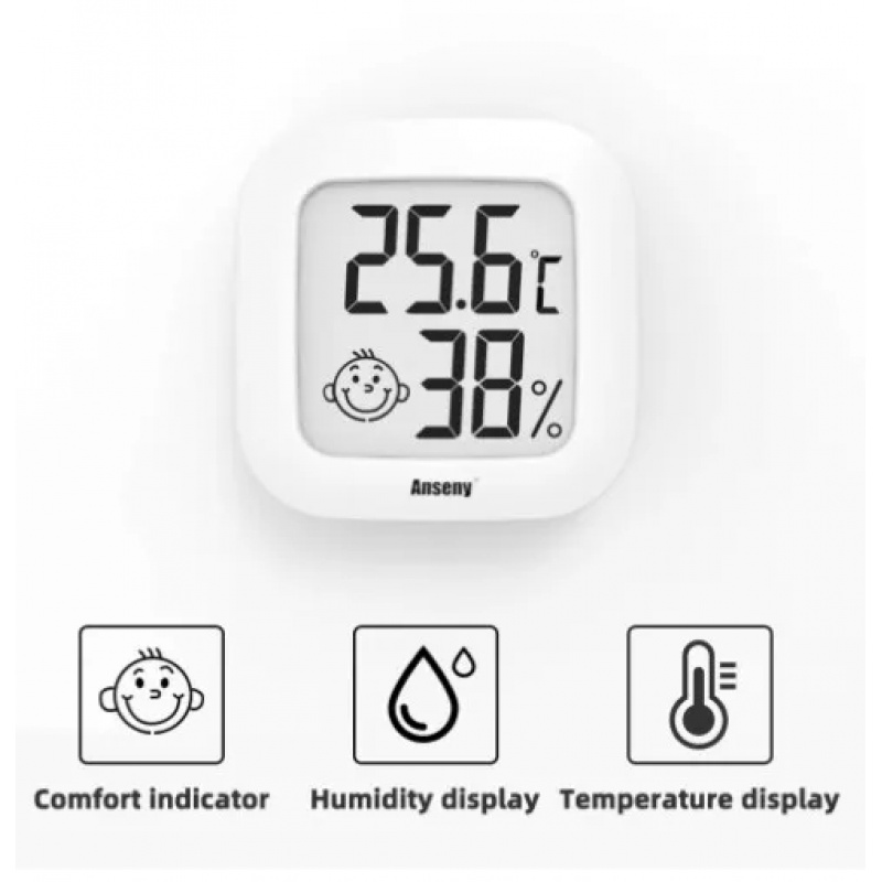 液晶デジタル温度計湿度計屋内室電子温度湿度計センサーゲージ家 - Weather Station Indoor のレビューと価格