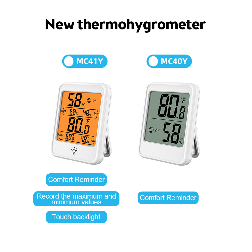 屋内デジタル温度計,温度および湿度モニター,ホーム気象ステー - Weather Station Indoor のレビューと価格