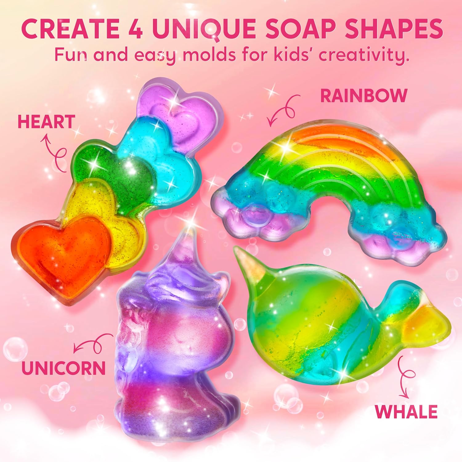 JOYFY ユニコーン石鹸作りキット 女の子向け工作 DIY - Science Project Diy のレビューと価格