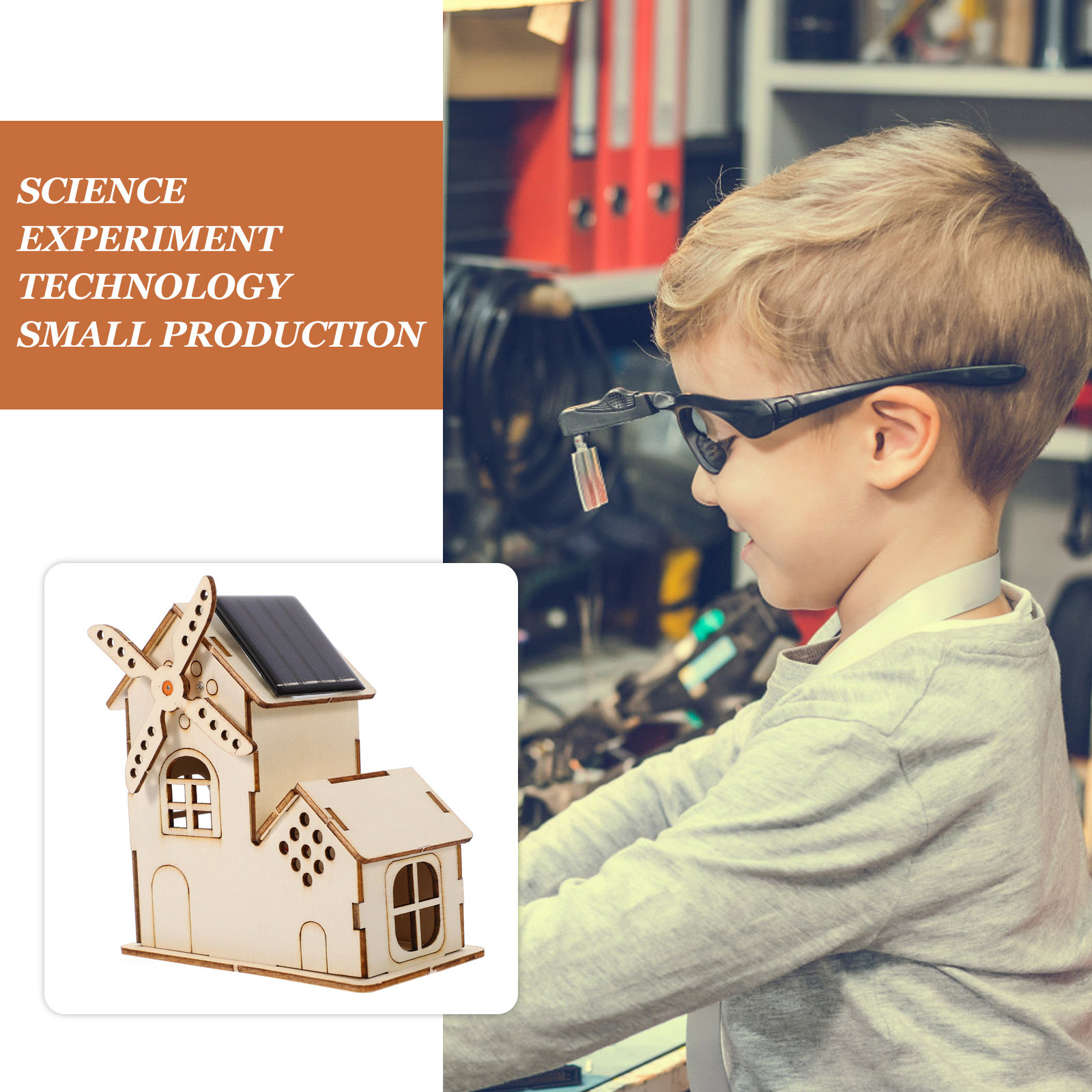ソーラー風車組み立て科学キット 子供向け教育実験 STEMプ - Science Project Kit のレビューと価格