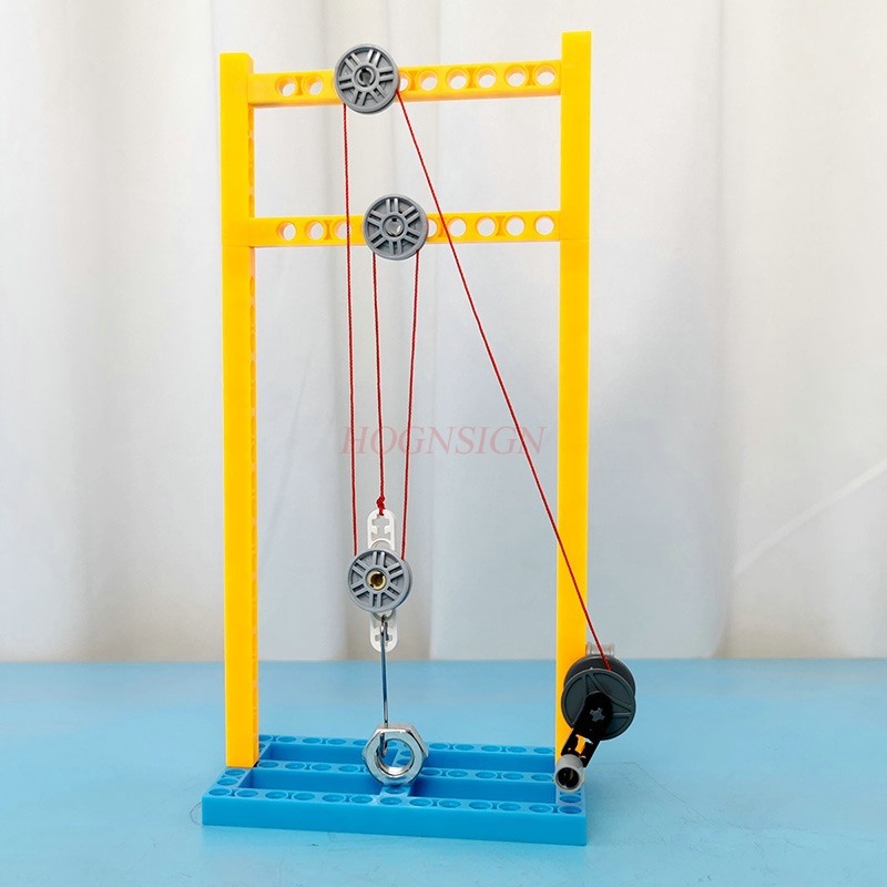 プーリーブロック物理科学実験装置、子供のDIY手作り技術、実 - Science And Invention のレビューと価格