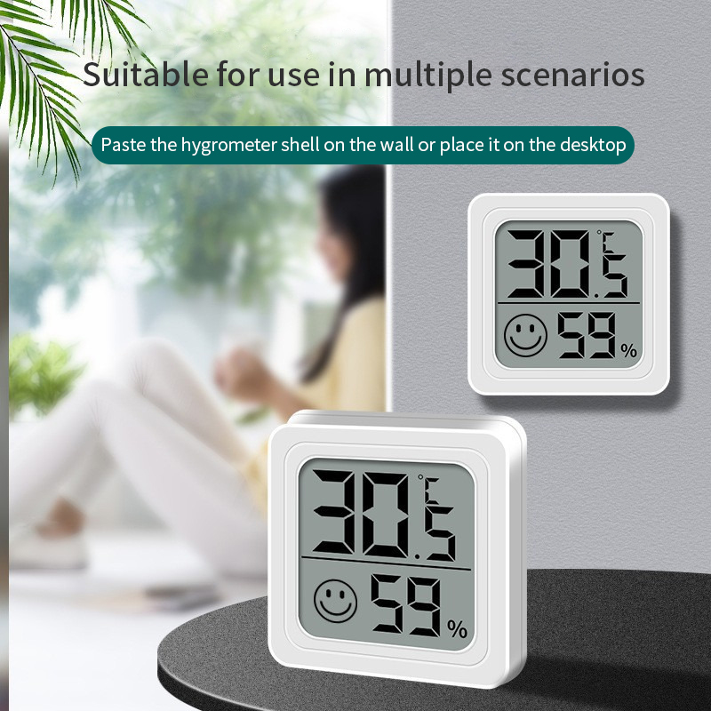 液晶デジタル温度計湿度計屋内部屋電子温度湿度計センサーゲージ - Weather Station Indoor のレビューと価格