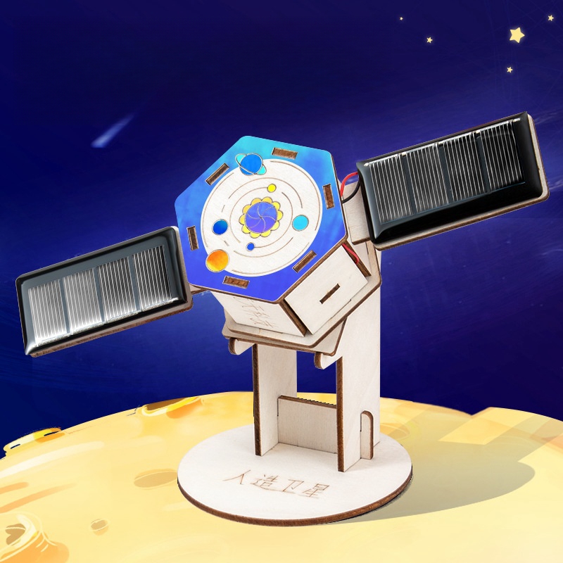 DIY 太陽衛星人工アセンブリ子供学生科学教育科学トレーニン - Science Project のレビューと価格