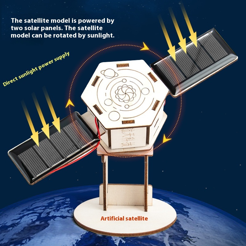 DIY 太陽衛星人工アセンブリ子供学生科学教育科学トレーニン - Science Project のレビューと価格