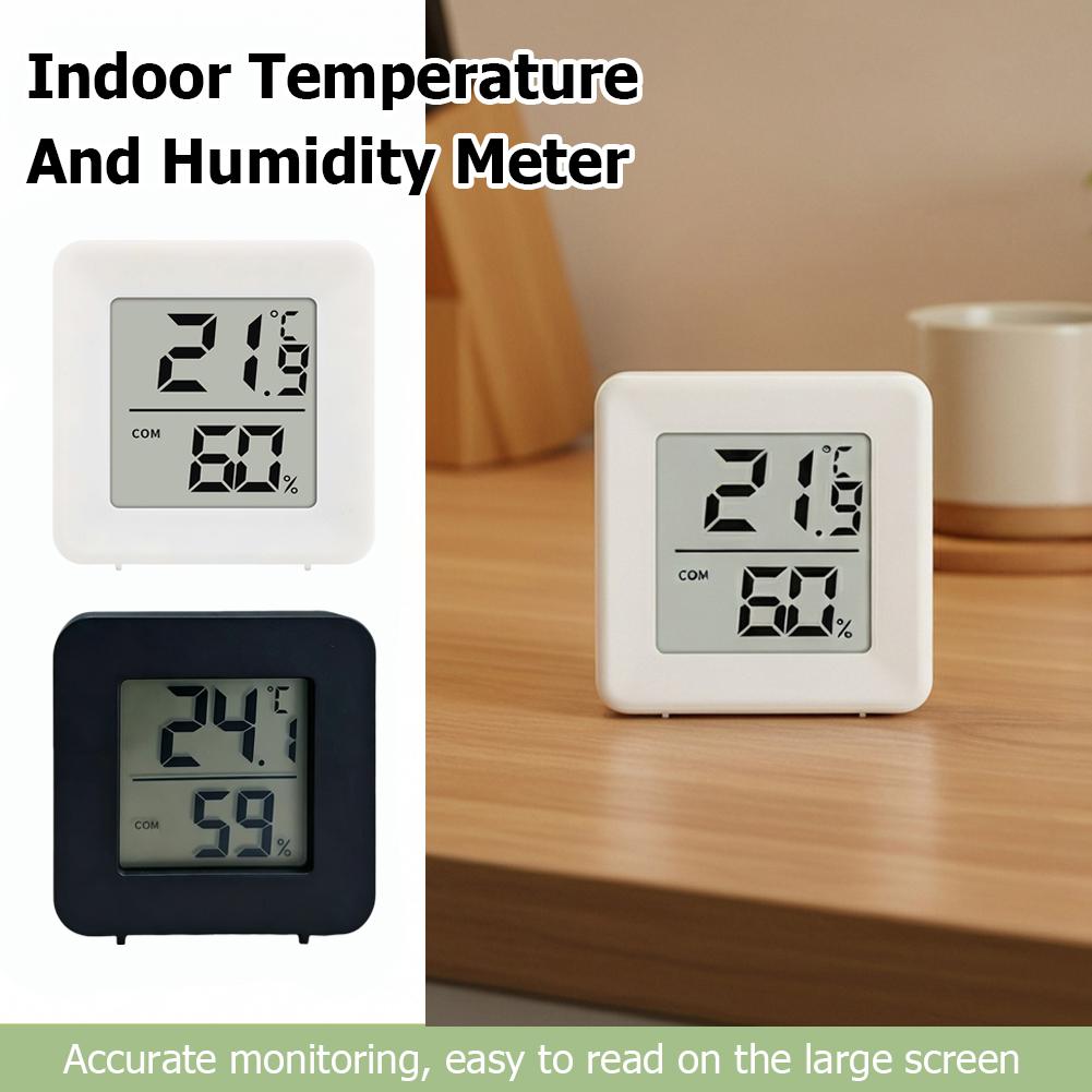 ミニ液晶デジタル温度計湿度計室内温度湿度計センサーゲージ気象 - Weather Station Indoor のレビューと価格